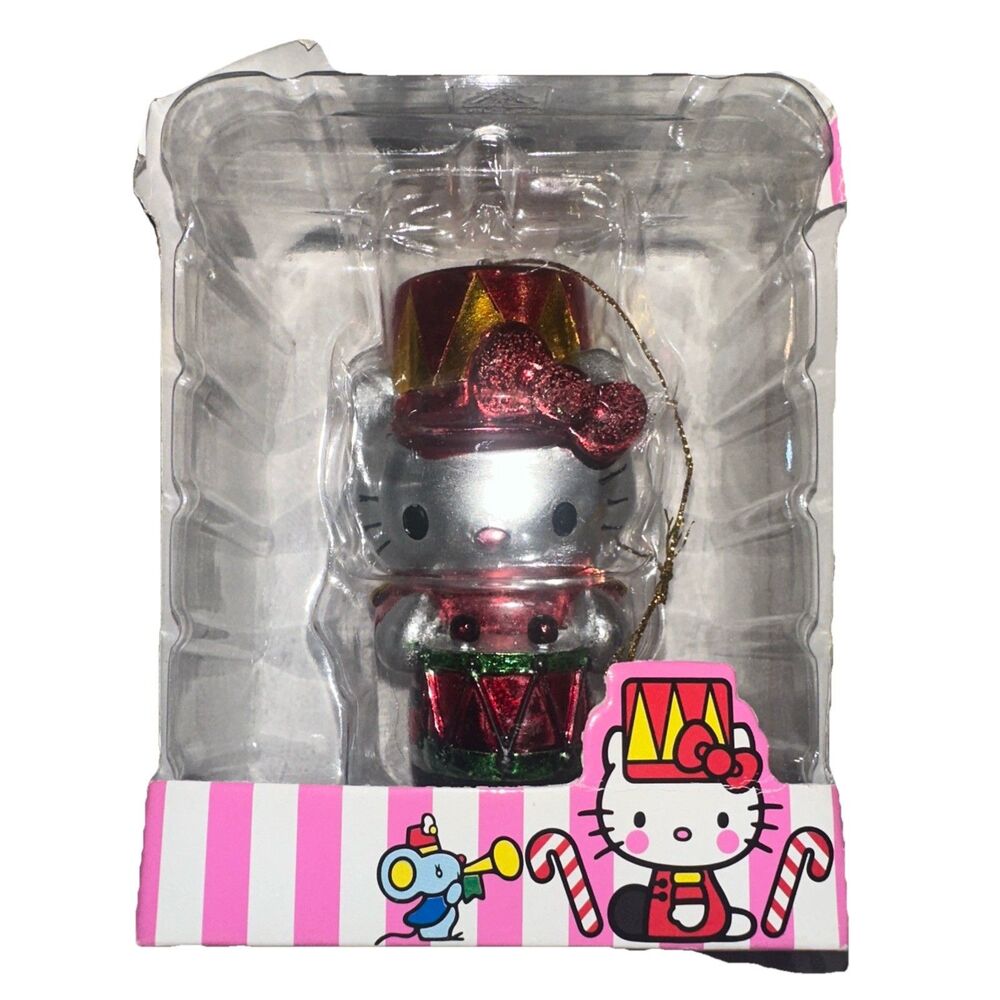 Hello Kitty Toy Soldier Drummer Band Christmas Ornament 2013 3.25” W/ Box